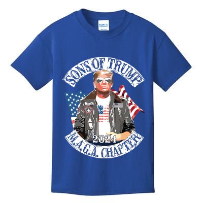 Sons Of Trump Maga Chapter 2024 Kids T-Shirt