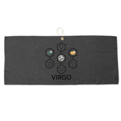 Signs Of The Zodiac Earth Elet Planet Mercury Virgo Facts Great Gift Large Microfiber Waffle Golf Towel