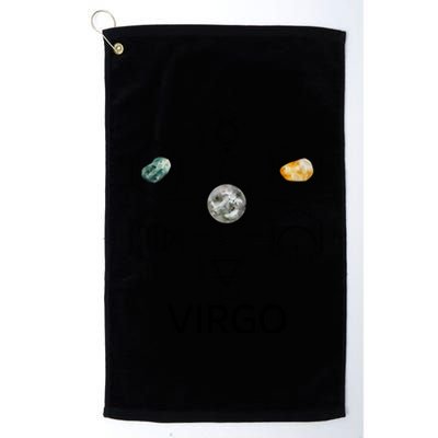 Signs Of The Zodiac Earth Elet Planet Mercury Virgo Facts Great Gift Platinum Collection Golf Towel