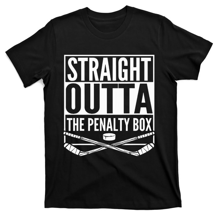 Straight Outta The Penalty Box Hockey T-Shirt