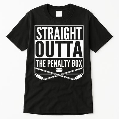 Straight Outta The Penalty Box Hockey Tall T-Shirt