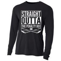 Straight Outta The Penalty Box Hockey Cooling Performance Long Sleeve Crew