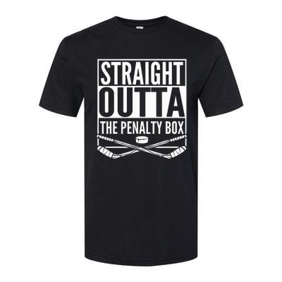 Straight Outta The Penalty Box Hockey Softstyle CVC T-Shirt