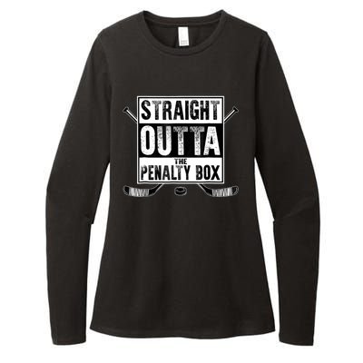 Straight Outta The Penalty Box Hockey Womens CVC Long Sleeve Shirt