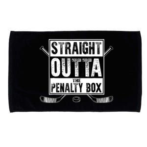 Straight Outta The Penalty Box Hockey Microfiber Hand Towel