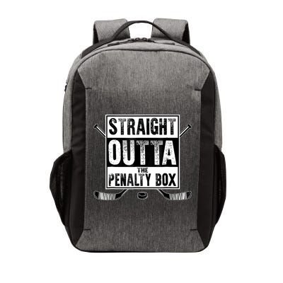 Straight Outta The Penalty Box Hockey Vector Backpack