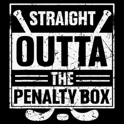 Stright Outta The Penalty Box Ice Hockey Hockey Ice Hockey T-Shirt