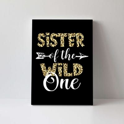 Sister Of The Wild One Zoo Themed 1st Birthday Party Canvas