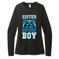 Sister of the Birthday Matching Video Gamer Birthday Womens CVC Long Sleeve Shirt