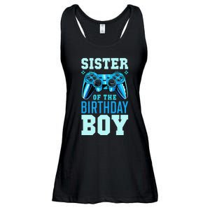 Sister of the Birthday Matching Video Gamer Birthday Ladies Essential Flowy Tank