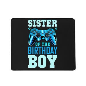 Sister of the Birthday Matching Video Gamer Birthday Mousepad