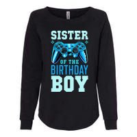 Sister of the Birthday Matching Video Gamer Birthday Womens California Wash Sweatshirt