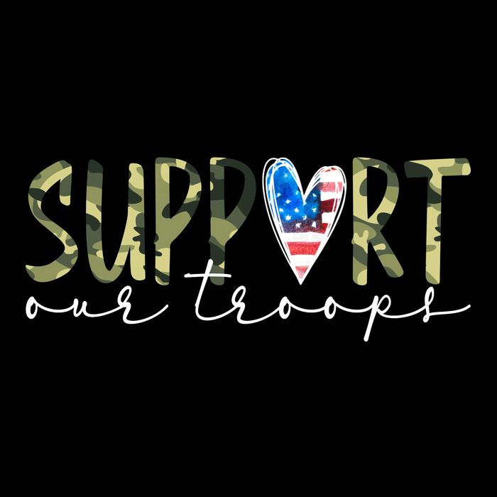 Support Our Trooper Usa Heart City Backpack