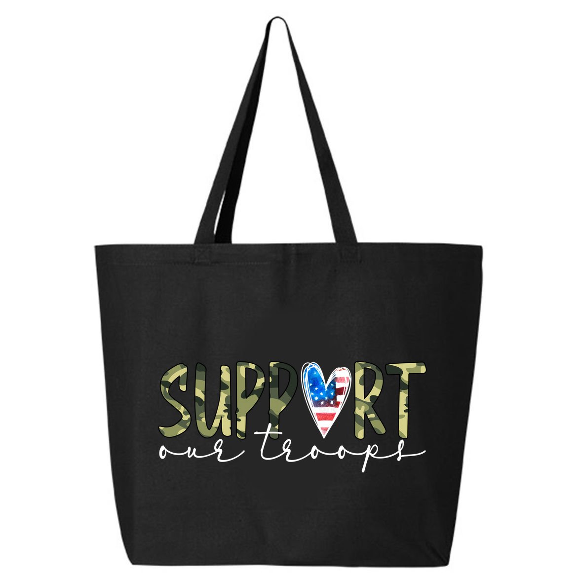 Support Our Trooper Usa Heart 25L Jumbo Tote