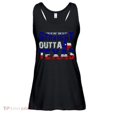 Straight Outta Texas Logo Ladies Essential Flowy Tank