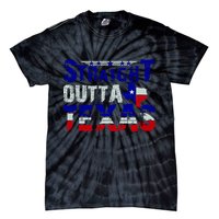 Straight Outta Texas Logo Tie-Dye T-Shirt