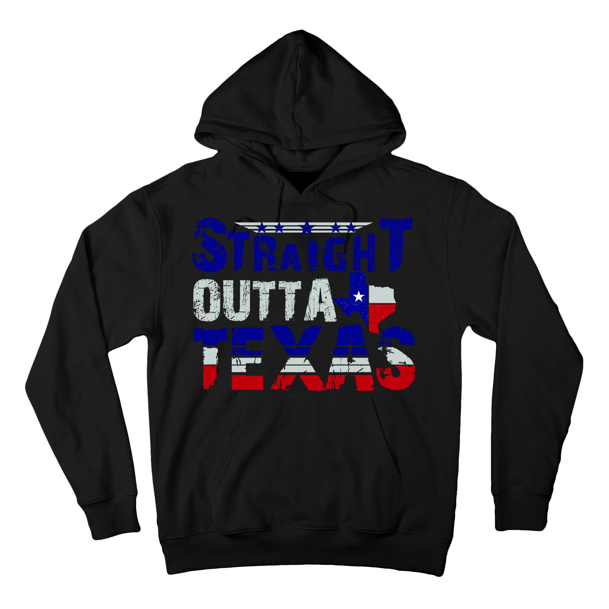 Straight Outta Texas Logo Tall Hoodie