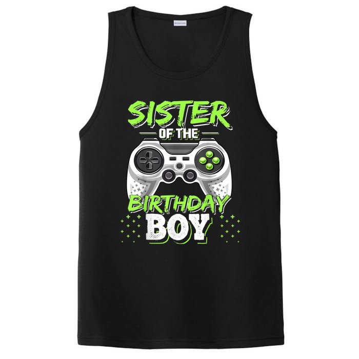 Sister Of The Birthday Boy Matching Video Game Birthday Gift PosiCharge Competitor Tank