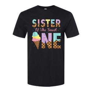 Sister Of The Sweet One Ice Cream 1st First Birthday Family Softstyle CVC T-Shirt