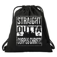 Straight Outta Texas Proud Fan Drawstring Bag