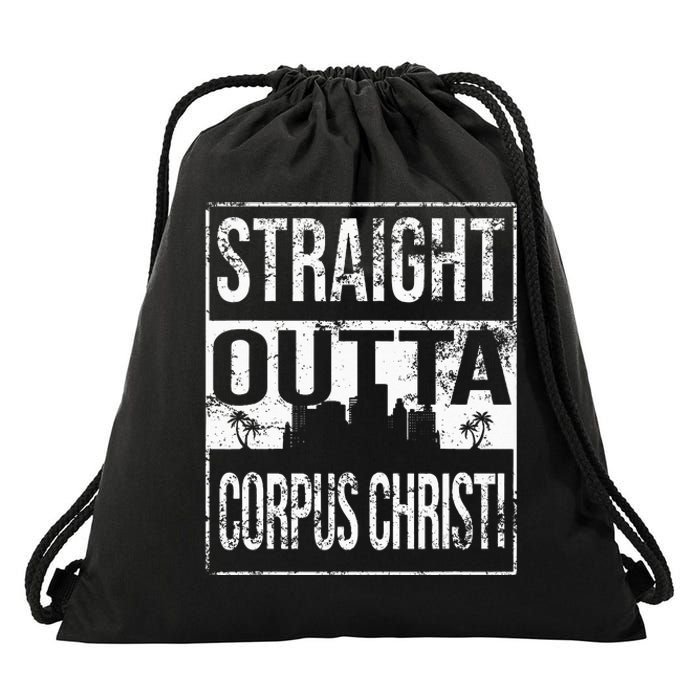 Straight Outta Texas Proud Fan Drawstring Bag