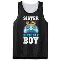 Sister Of The Birthday Boy Matching Video Gamer Birthday Mesh Reversible Basketball Jersey Tank