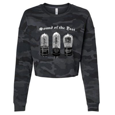 Sound Of The Past Antique Radio Collector Cropped Pullover Crew