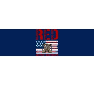 Support Our Troops Soldier Veteran Red Friday Military Bumper Sticker