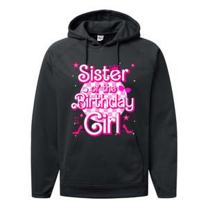 Sister Of The Birthday Girl Doll Family Party Performance Fleece Hoodie