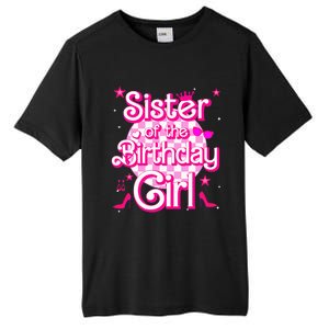 Sister Of The Birthday Girl Doll Family Party Tall Fusion ChromaSoft Performance T-Shirt