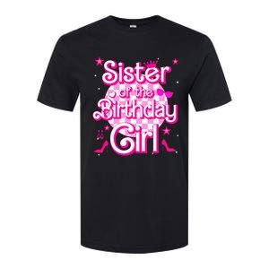 Sister Of The Birthday Girl Doll Family Party Softstyle CVC T-Shirt