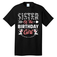 Sister Of The Birthday Cow Birthday Farm Animal Tall T-Shirt