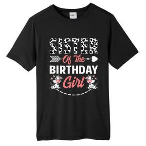 Sister Of The Birthday Cow Birthday Farm Animal Tall Fusion ChromaSoft Performance T-Shirt