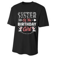 Sister Of The Birthday Cow Birthday Farm Animal Performance Sprint T-Shirt