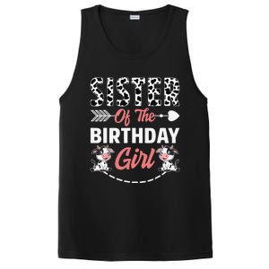 Sister Of The Birthday Cow Birthday Farm Animal PosiCharge Competitor Tank