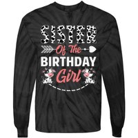 Sister Of The Birthday Cow Birthday Farm Animal Tie-Dye Long Sleeve Shirt