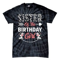 Sister Of The Birthday Cow Birthday Farm Animal Tie-Dye T-Shirt