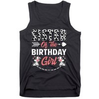 Sister Of The Birthday Cow Birthday Farm Animal Tank Top