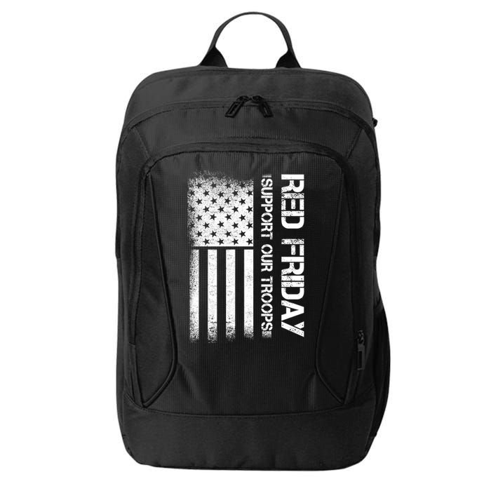 Support Our Troops Red Friday City Backpack