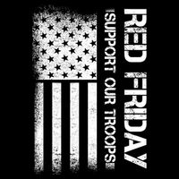 Support Our Troops Red Friday City Backpack