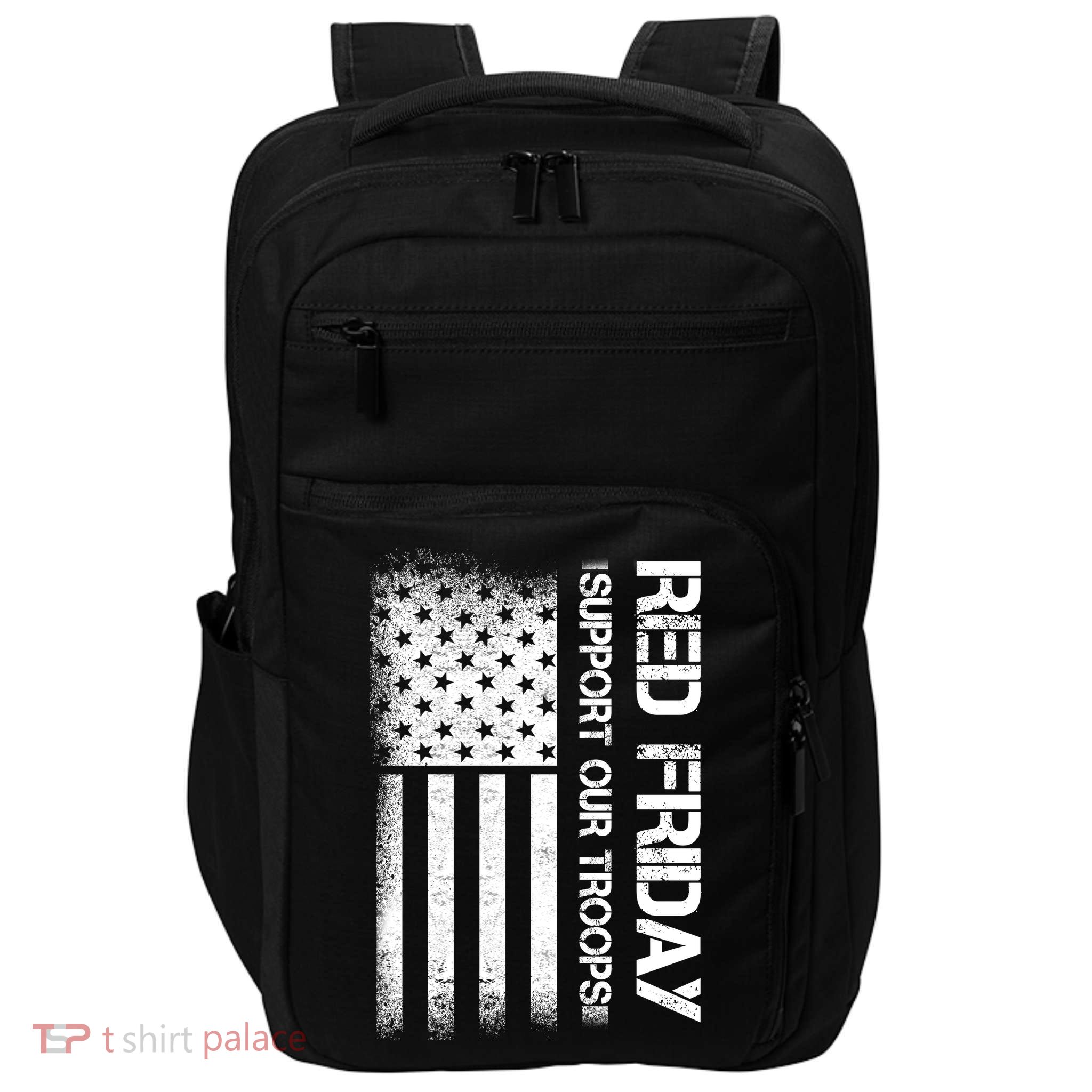 Support Our Troops Red Friday Impact Tech Backpack
