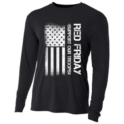 Support Our Troops Red Friday Cooling Performance Long Sleeve Crew
