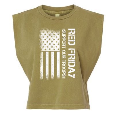 Support Our Troops Red Friday Garment-Dyed Women's Muscle Tee