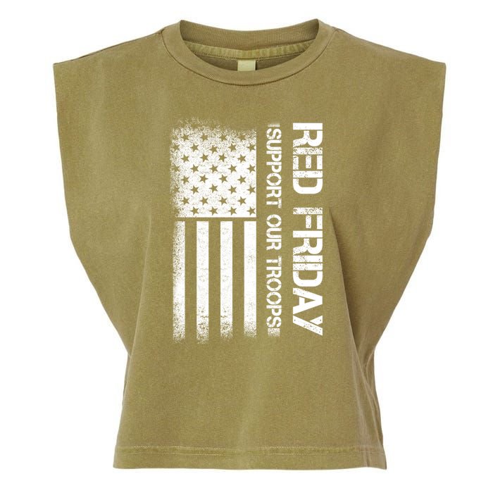 Support Our Troops Red Friday Garment-Dyed Women's Muscle Tee