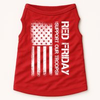 Support Our Troops Red Friday Doggie Tank