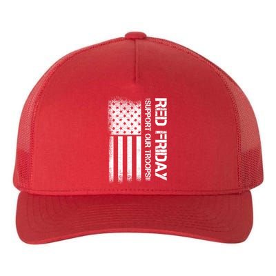 Support Our Troops Red Friday Yupoong Adult 5-Panel Trucker Hat
