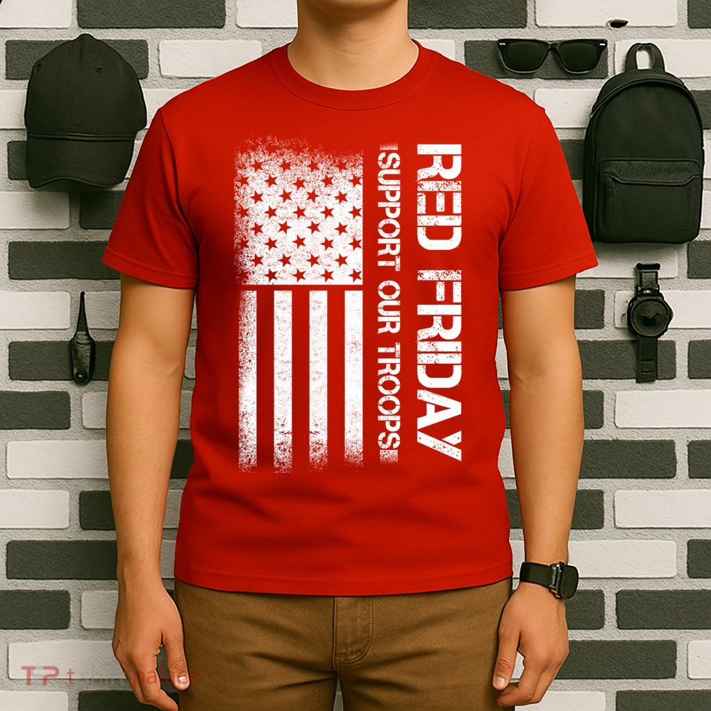 Support Our Troops Red Friday T-Shirt