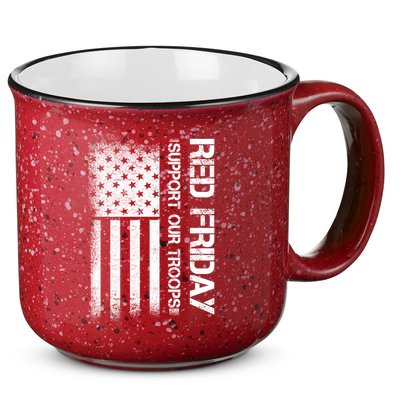 Support Our Troops Red Friday 15oz Campfire Ceramic Mug