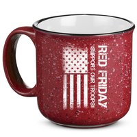 Support Our Troops Red Friday 15oz Campfire Ceramic Mug