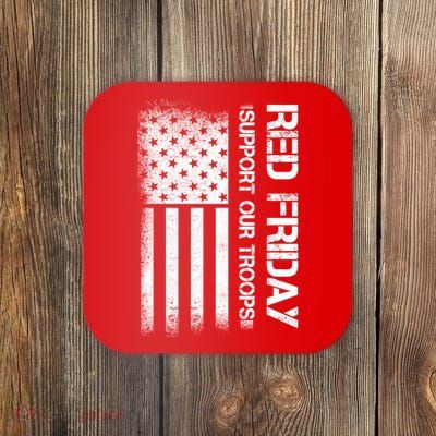 Support Our Troops Red Friday Coaster